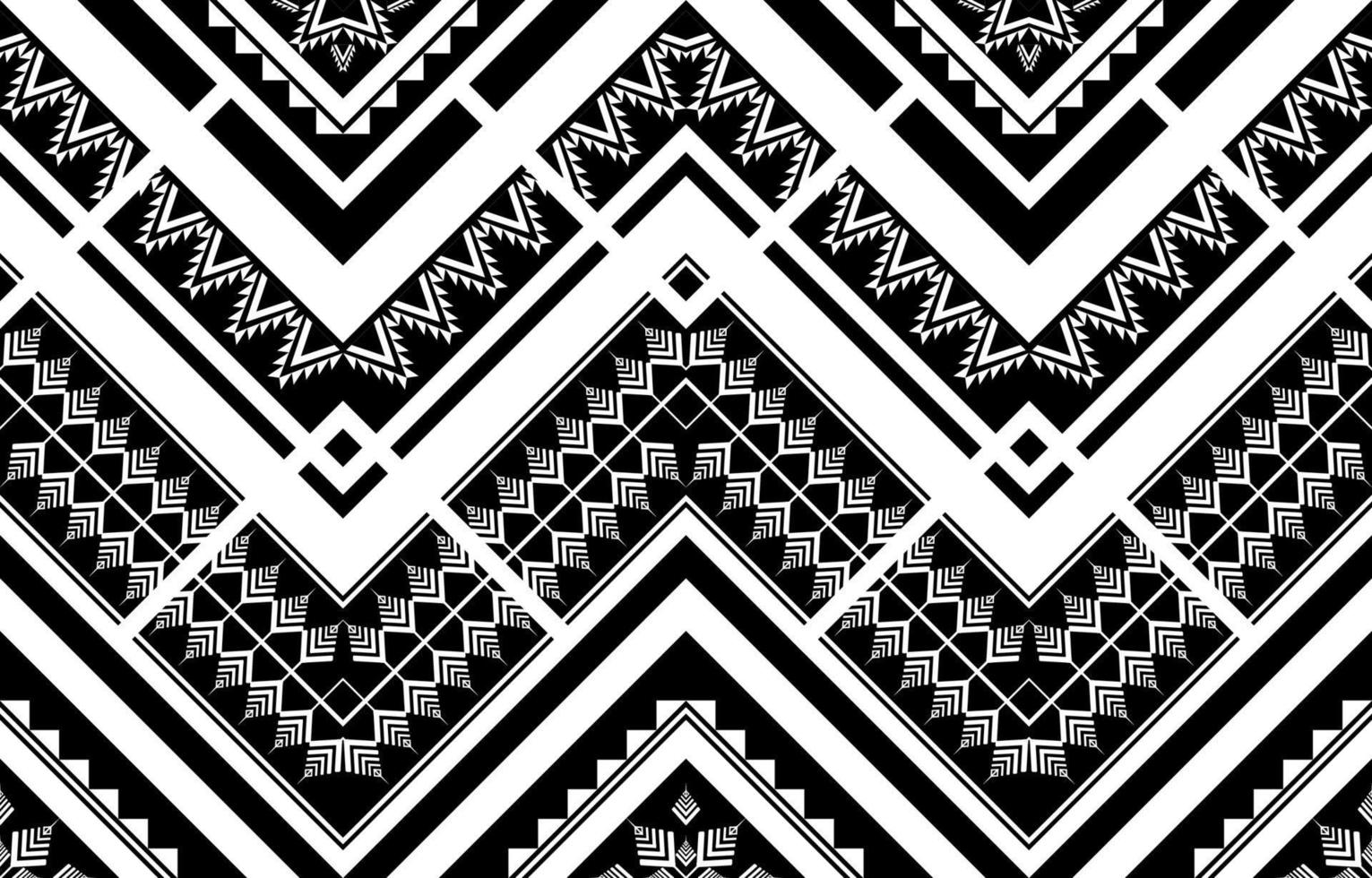 traditionella geometriska etniska mönster. sömlös vektor. design för bakgrund, matta, tapeter, kläder, inslagning, batik, tyg, illustration, broderi. vektor
