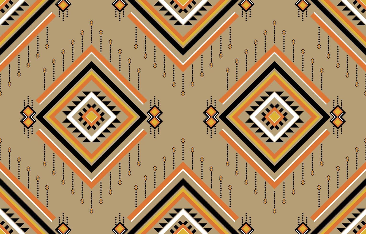 geometrische ethnische nahtlose pettern. orientalischer Stammes-Streifen. design für hintergrund, tapeten, stoff, kleidung, teppich, stickerei vektor