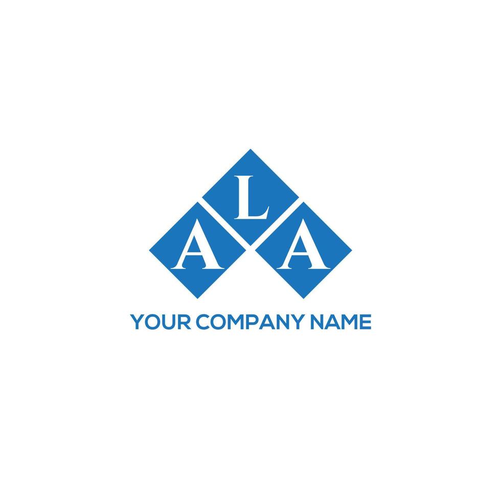 ala-Brief-Design. ala-Brief-Logo-Design auf weißem Hintergrund. ala kreative Initialen schreiben Logo-Konzept. ala-Brief-Design. ala-Brief-Logo-Design auf weißem Hintergrund. a vektor