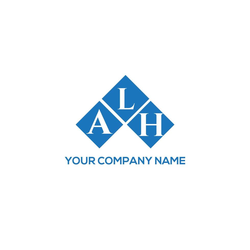 alh-Brief-Design.Alh-Brief-Logo-Design auf weißem Hintergrund. alh kreative Initialen schreiben Logo-Konzept. alh-Brief-Design.Alh-Brief-Logo-Design auf weißem Hintergrund. a vektor