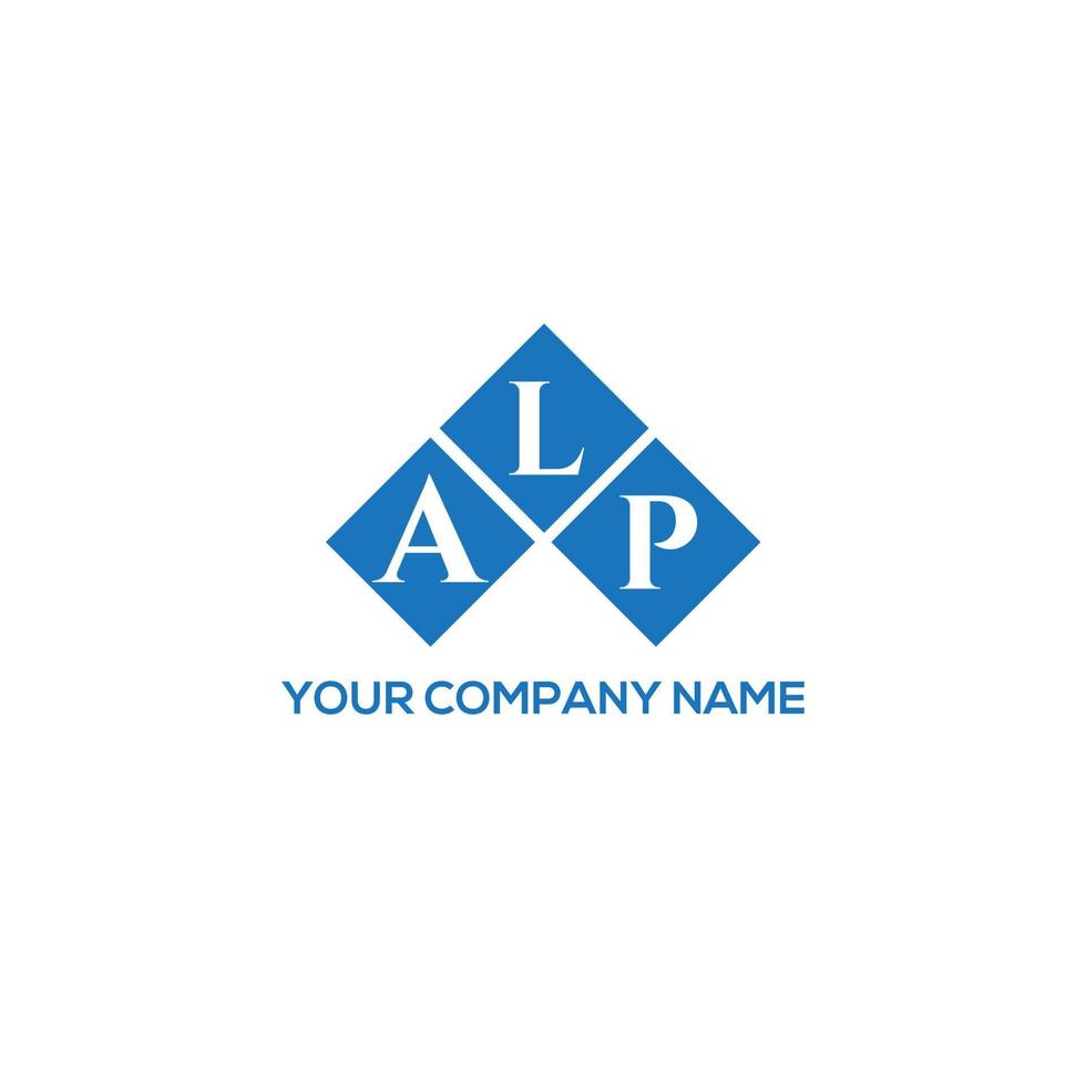 alp brev design.alp brev logotyp design på vit bakgrund. alp kreativa initialer brev logotyp koncept. alp brev design.alp brev logotyp design på vit bakgrund. a vektor