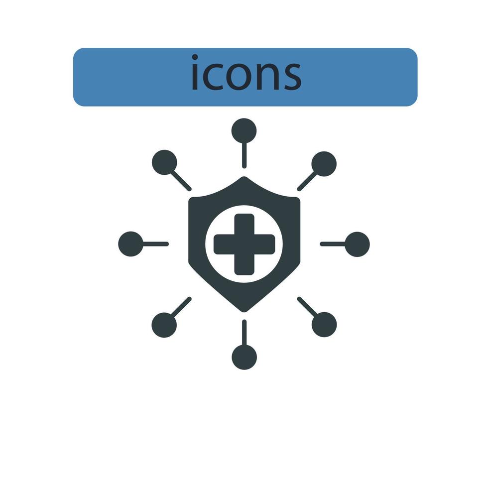 nätverk ikoner symbol vektor element för infographic webben