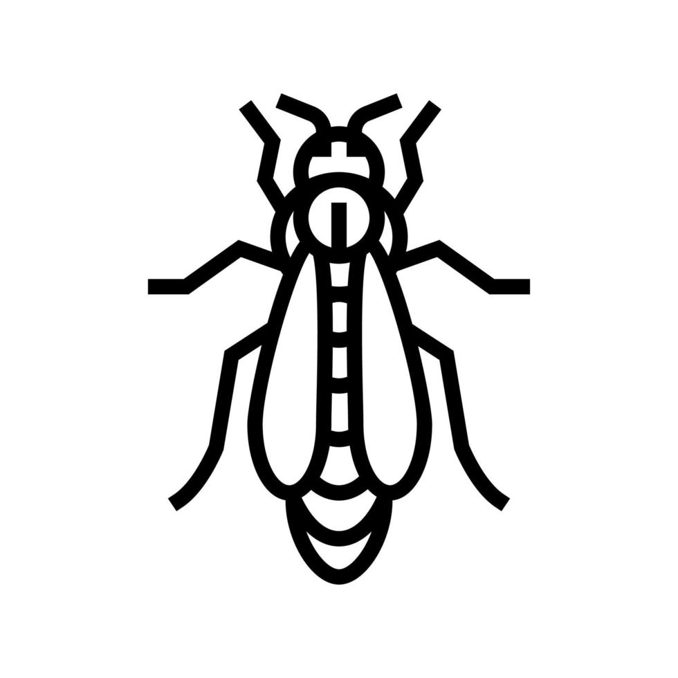 Bienenkönigin Imkerei Symbol Leitung Vektor Illustration