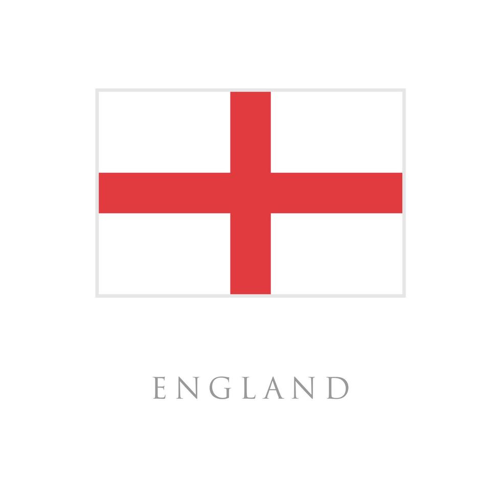 Englands nationella flagga vektorillustration. vektor