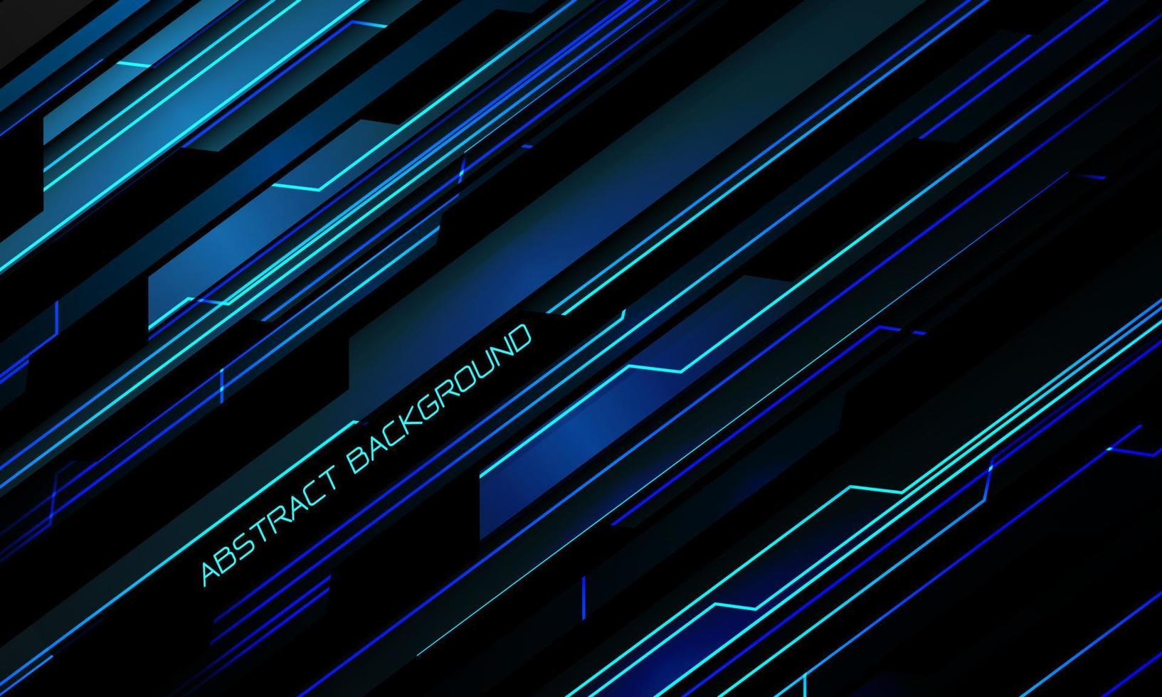 abstrakt blau hellgrau metall schwarz cyber futuristisch technologie geometrisches design moderner hintergrundvektor vektor