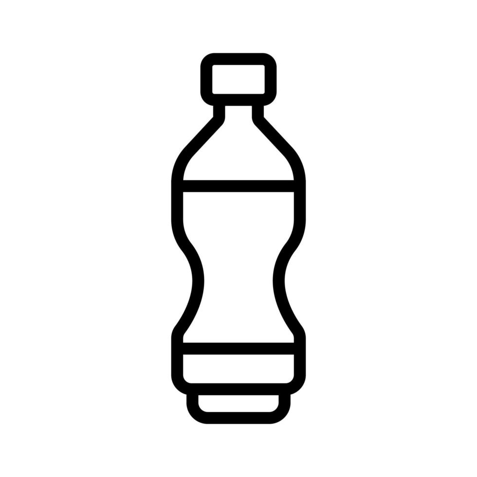 Flasche Sonnenblumenöl Symbol Vektor Umriss Illustration