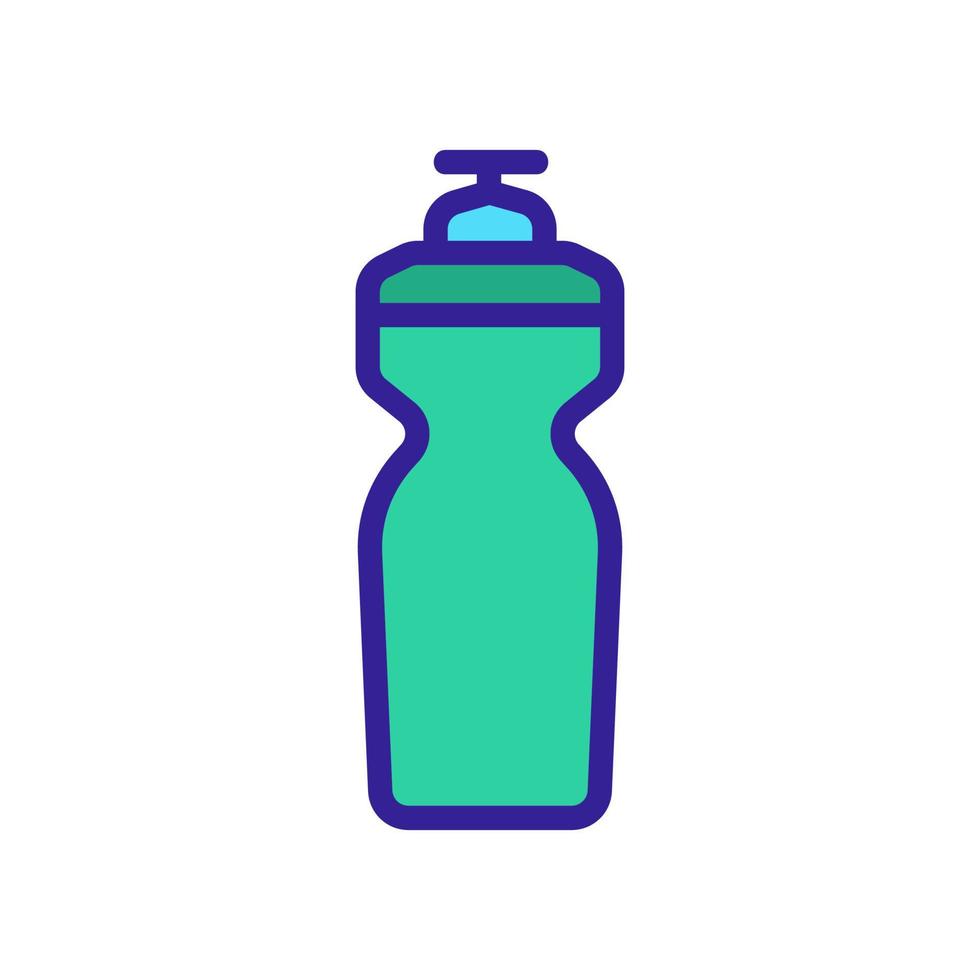 Schraubverschluss Flasche Symbol Vektor Umriss Illustration