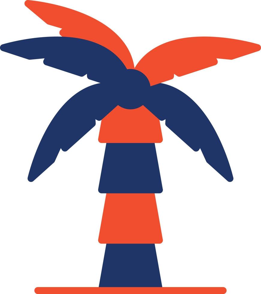 Symbol für die Farbe der Palme vektor