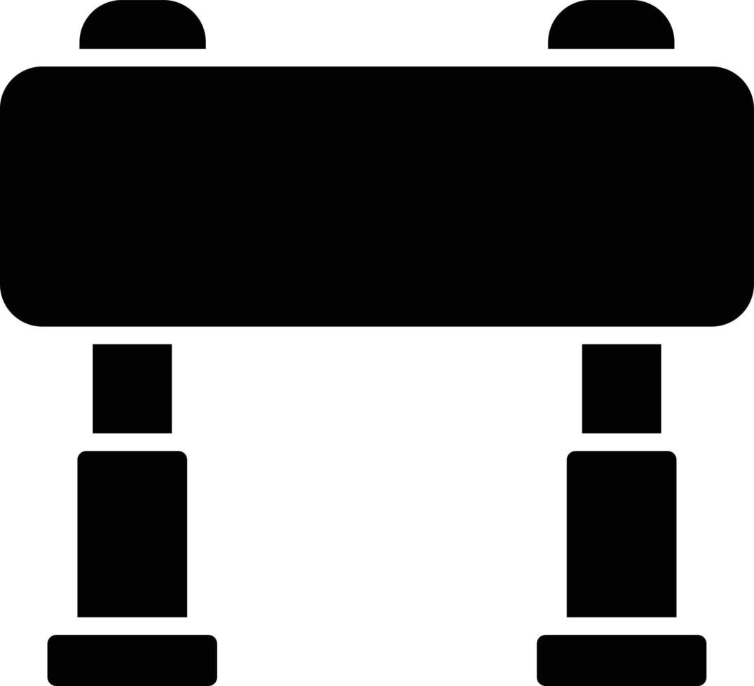 Knauf-Glyphe-Symbol vektor