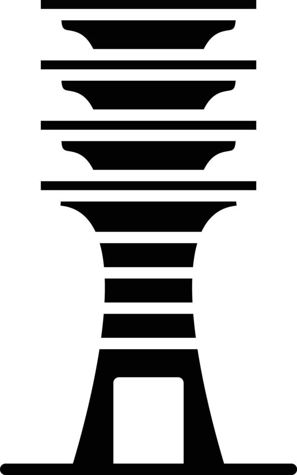 Djed-Glyphen-Symbol vektor