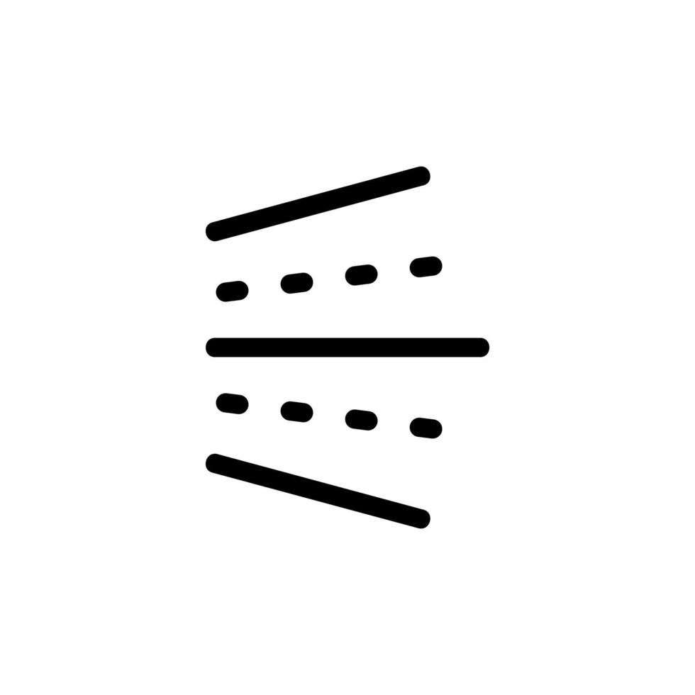 spray ikon vektor. isolerade kontur symbol illustration vektor