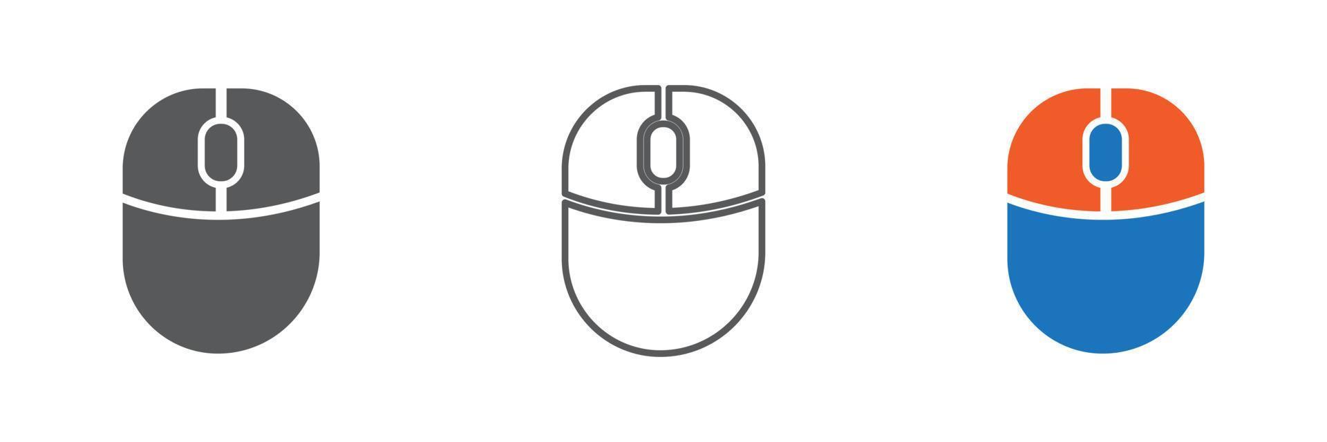 Maus-Icon-Vektor. Maus-Symbol-Vektor-Illustration vektor