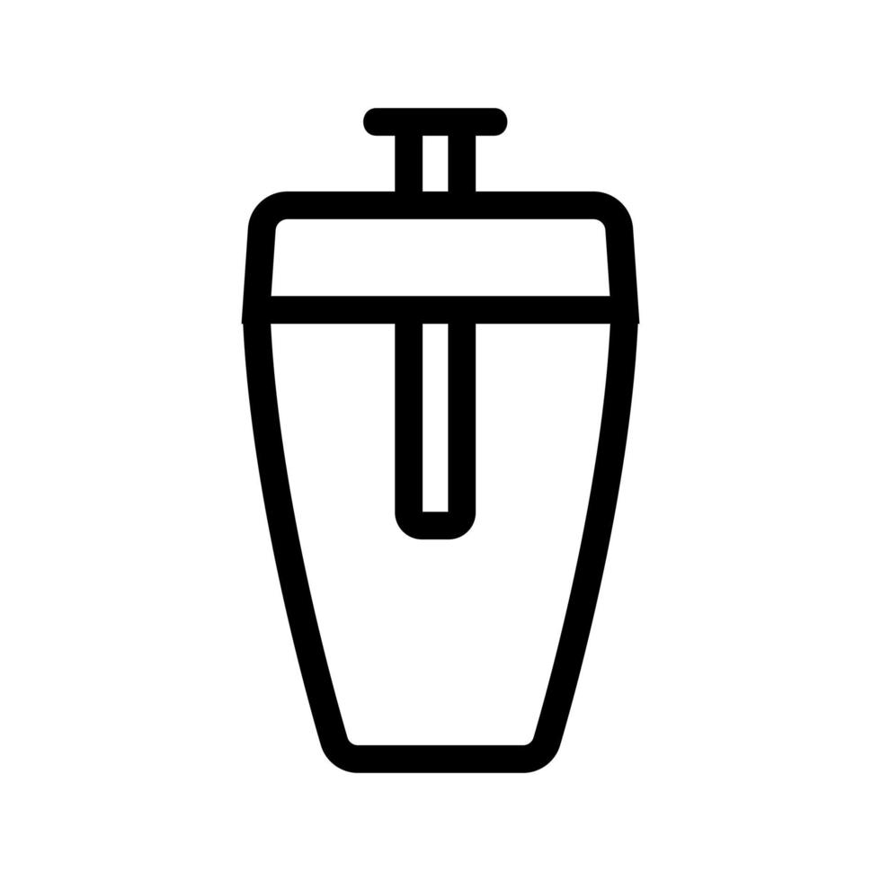 dryck i en flaska ikon vektor. isolerade kontur symbol illustration vektor