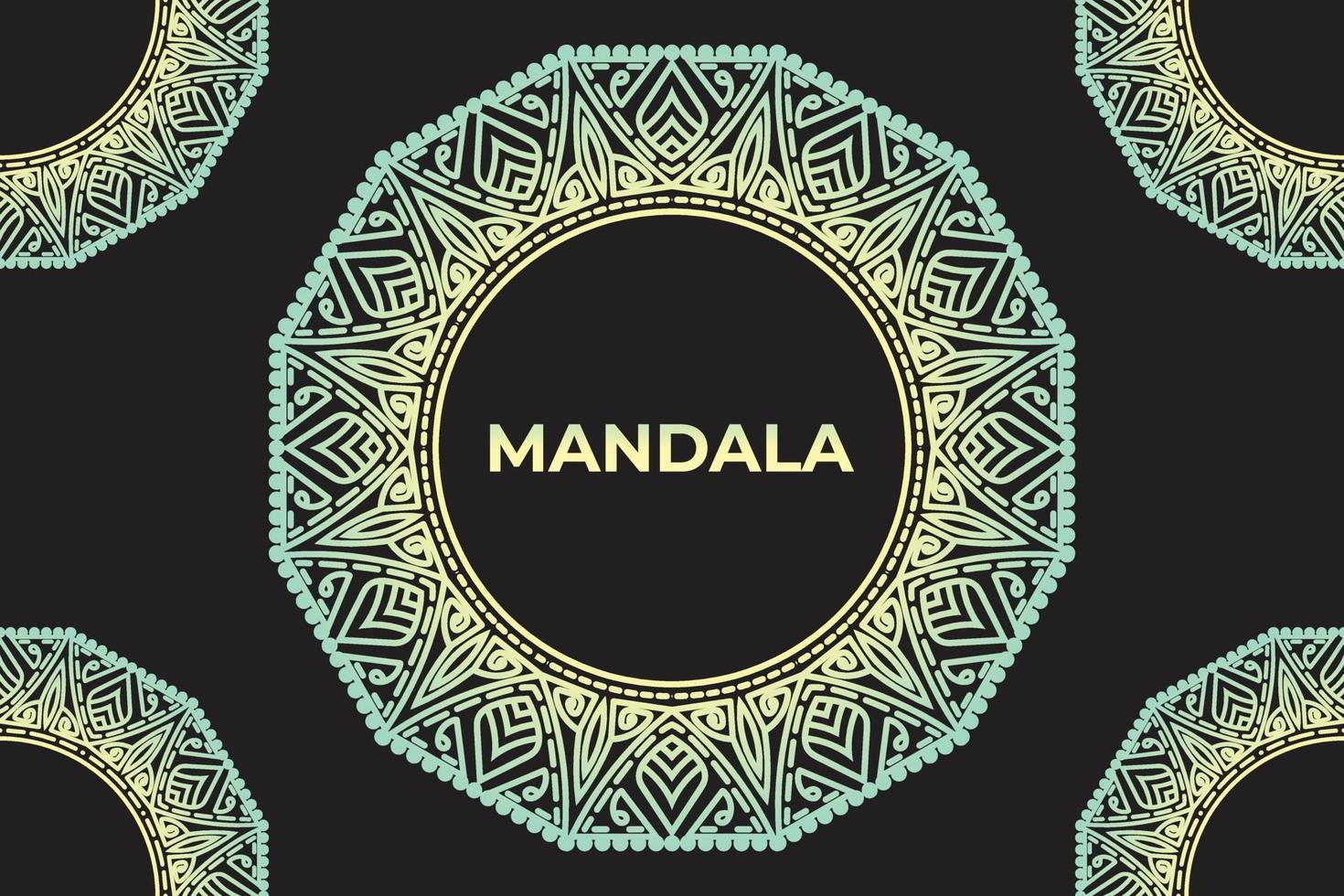 mandala design. dekorativa runda mönsterdesign. vektor