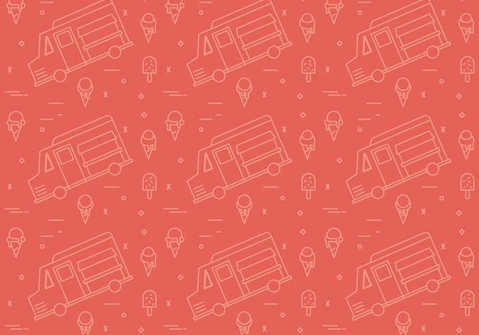 Gratis Foodtruck Vector Patterns # 1