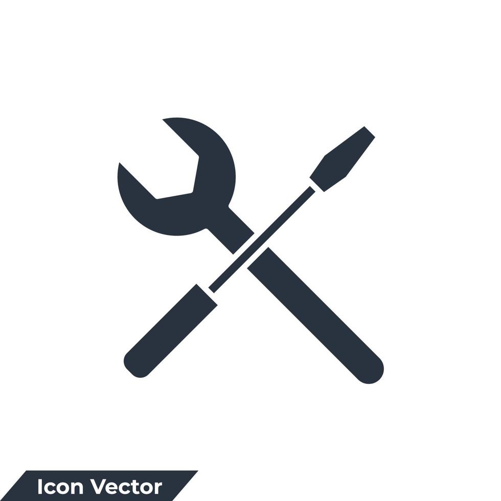 Symbol-Logo-Vektorillustration des technischen Supports. hilfe- und unterstützungssymbolvorlage für grafik- und webdesignsammlung vektor