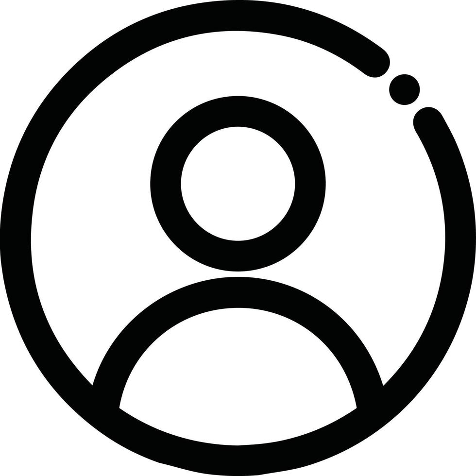 Benutzersymbol für die Website, Login-Head-Sign-Icon-Design vektor