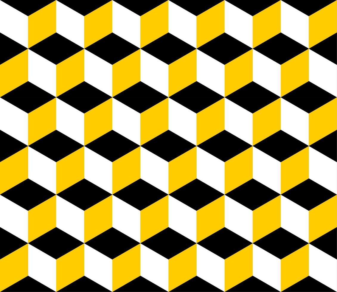 gelber und schwarzer Musterfüllhintergrund vektor