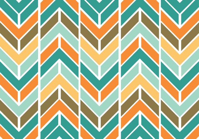 Bunte funky Chevron Muster Vektor