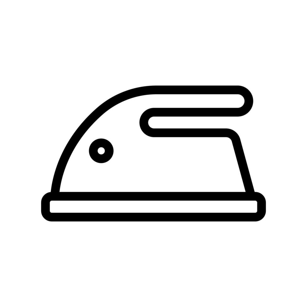 Eisen-Icon-Vektor. isolierte kontursymbolillustration vektor