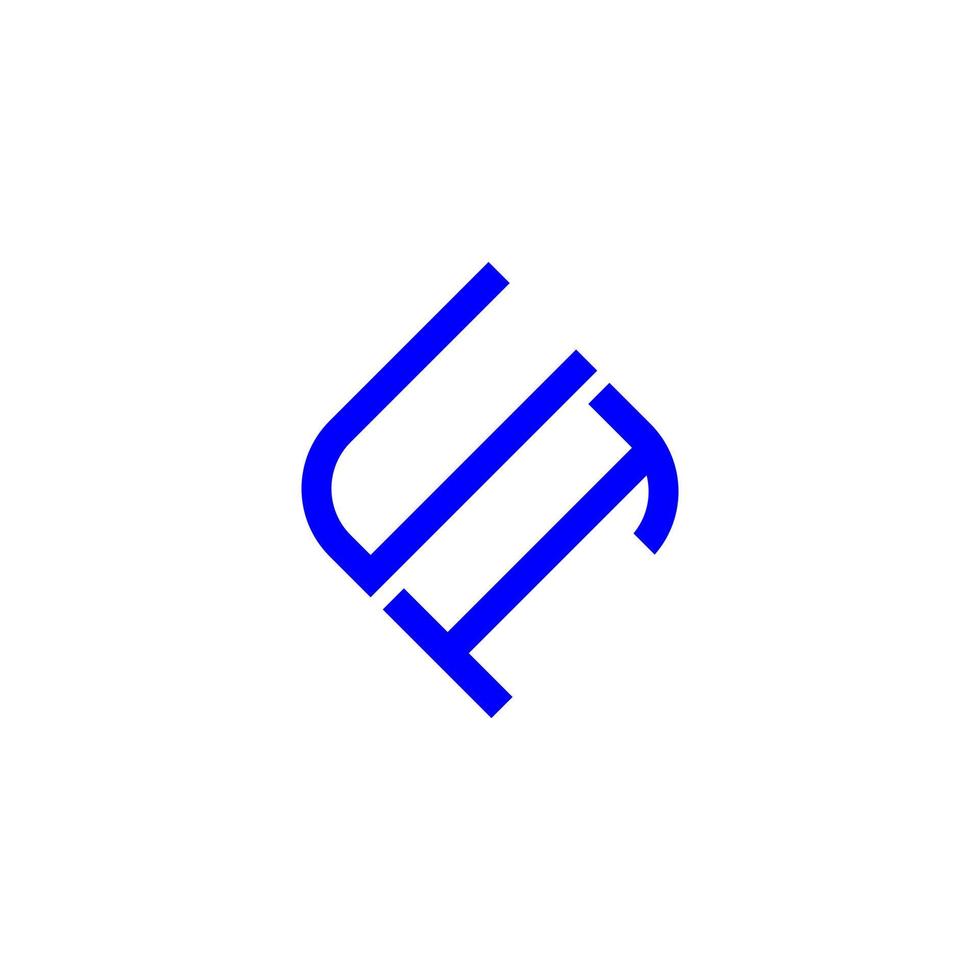 ui letter logotyp kreativ design med vektorgrafik vektor