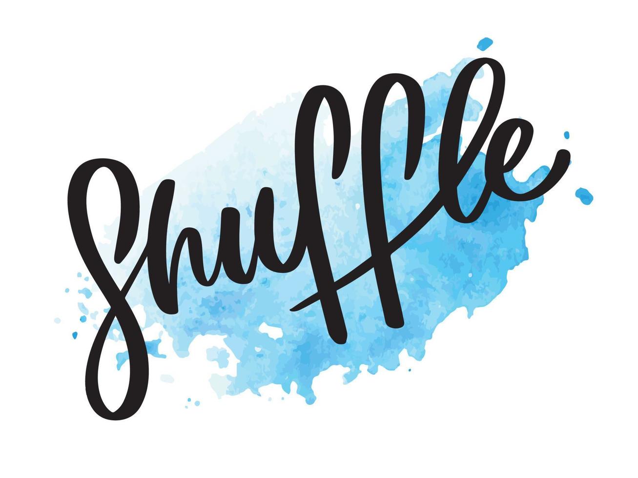 Shuffle-Tanz-Brief. abstraktes modernes Kunstdesign. Banner vektor