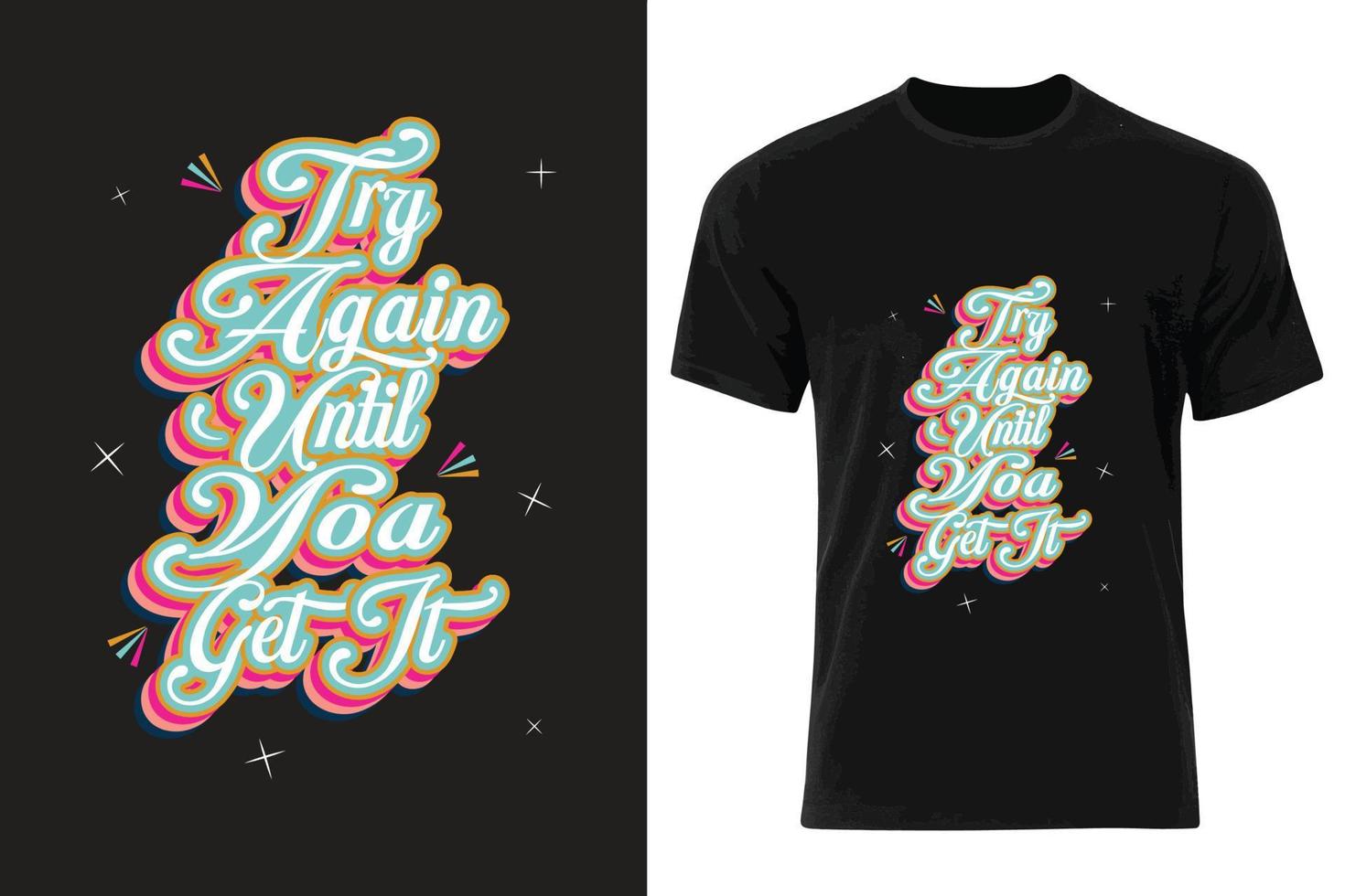 Typografie-T-Shirt-Design für Mädchen vektor