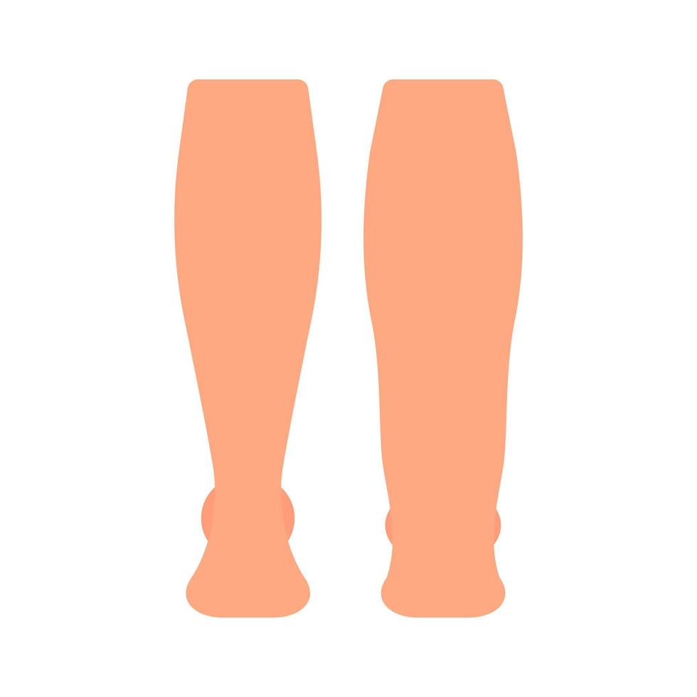 Lymphödem Bein, Gesundheit und Krankheit Füße, Lymphödem und lymphatisches Ödem. Dysfunktion des lymphatischen Systems. Elephantiasis, Beinschwellungskrankheit. Vektor-Illustration vektor