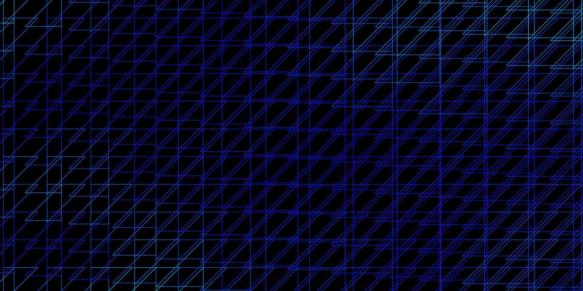 dunkelblaues Vektormuster mit Linien. vektor