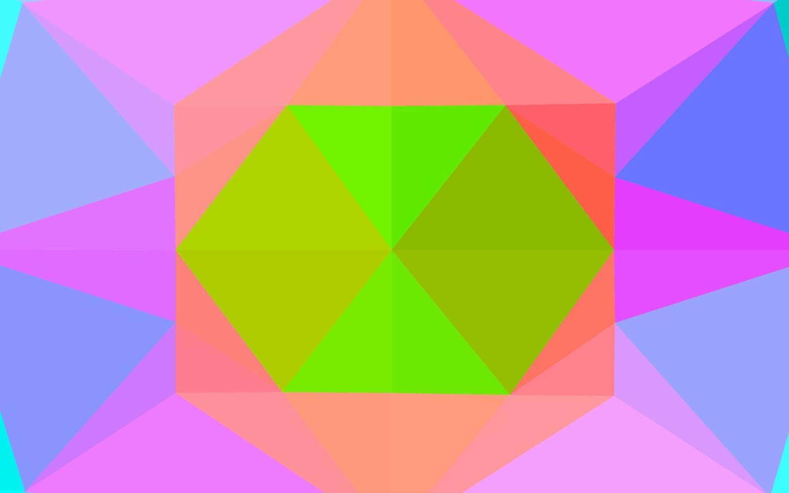 ljus mångfärgad, regnbåge vektor hexagon mosaikstruktur.