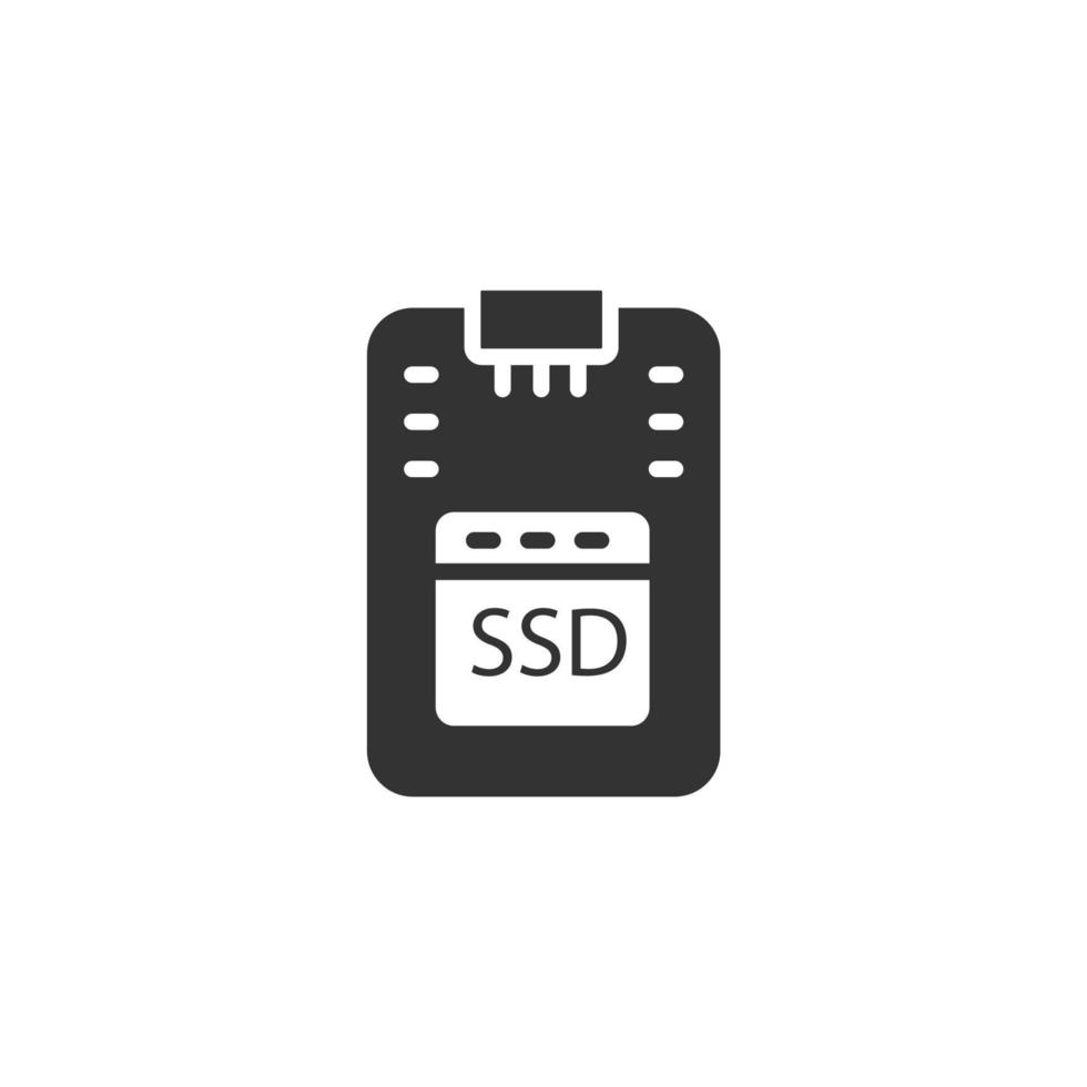 SSD-Symbole Symbolvektorelemente für Infografik-Web vektor