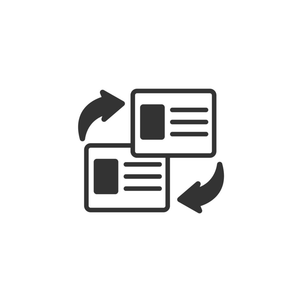 överföra ikoner symbol vektorelement för infographic webben vektor