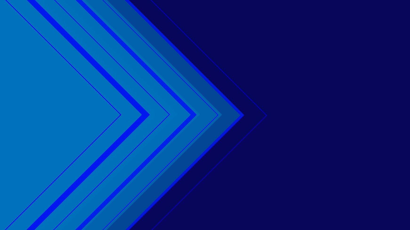 Geometrische Form der abstrakten Technologie auf blauem Hintergrund, digitale Daten der Technologiekommunikation vektor