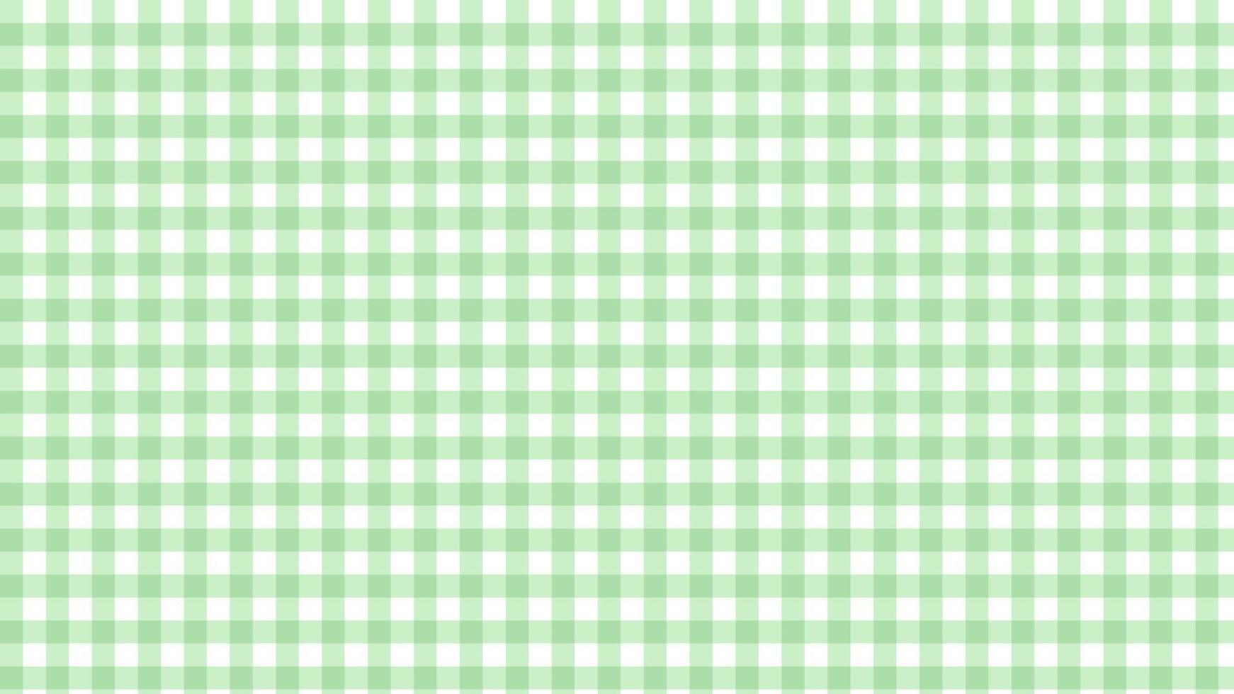 kleiner grüner Gingham, Checkerboard-Ästhetik-Checker-Hintergrundillustration, perfekt für Tapete, Hintergrund, Postkarte, Hintergrund vektor