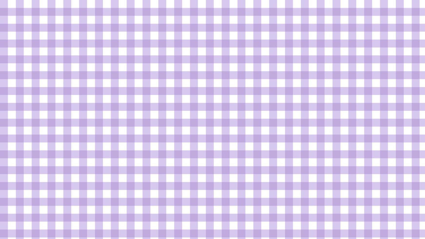 kleiner lila Gingham, Checkerboard-Ästhetik-Checker-Hintergrundillustration, perfekt für Tapete, Hintergrund, Postkarte, Hintergrund vektor