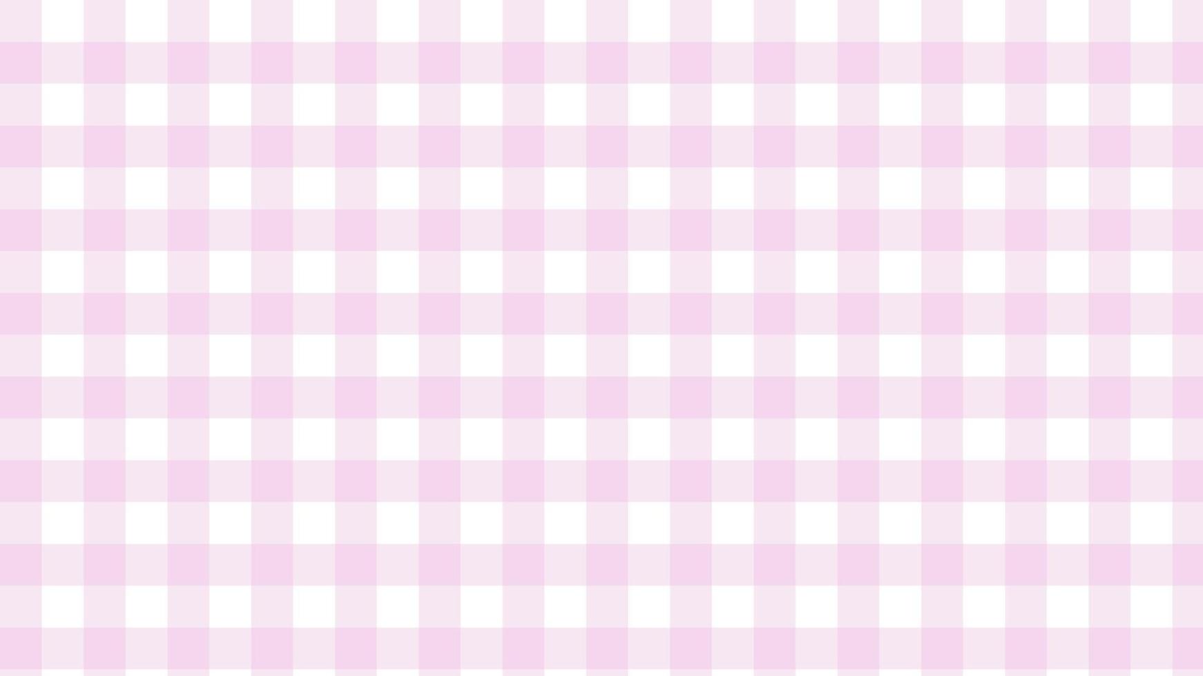 pastellrosa Gingham, Plaid, Schachbrettmuster, Tartan-Musterhintergrund, perfekt für Tapeten, Kulissen, Postkarten, Hintergrund vektor