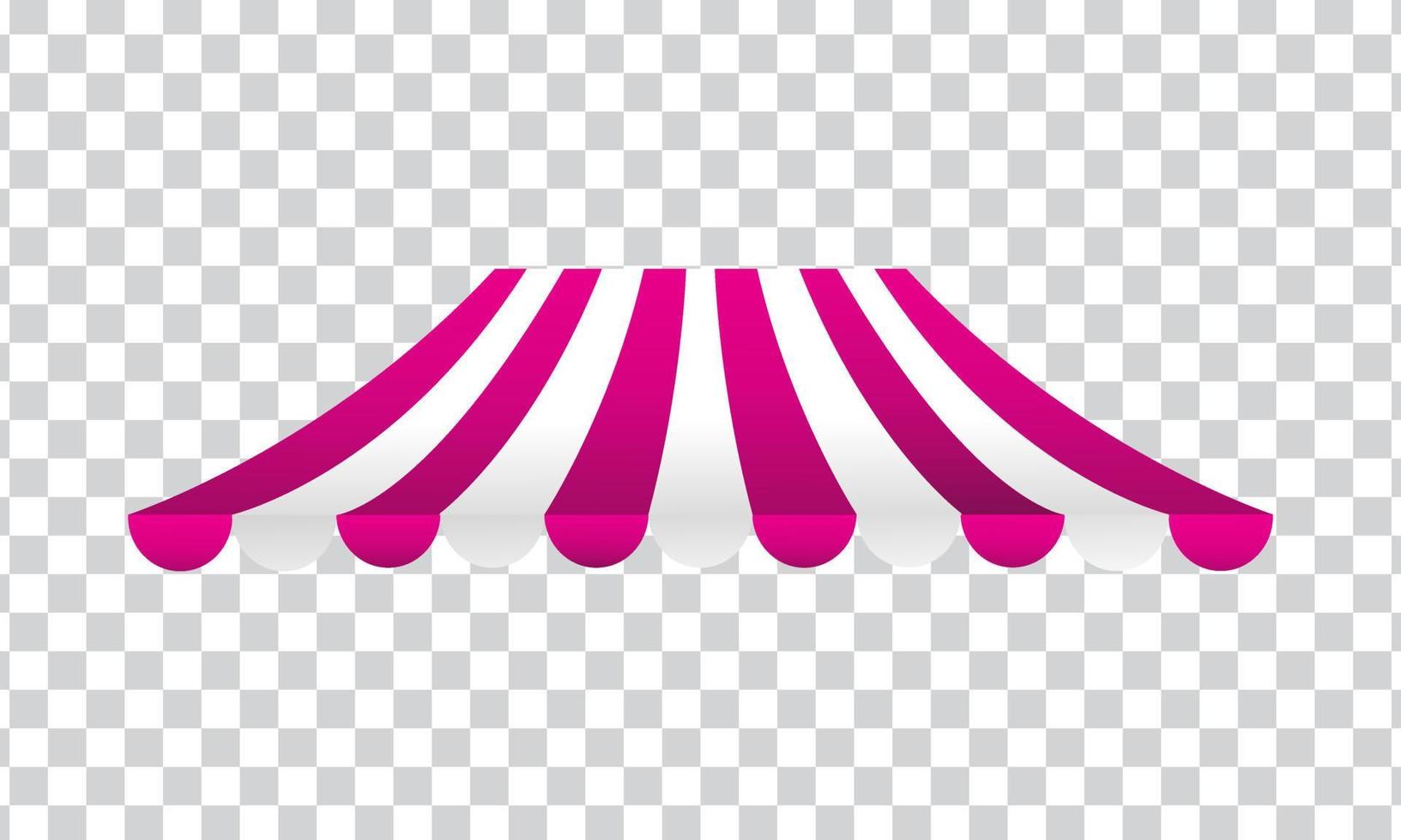 unika 3d butik baldakin rosa butik ikon isolerad på vektor