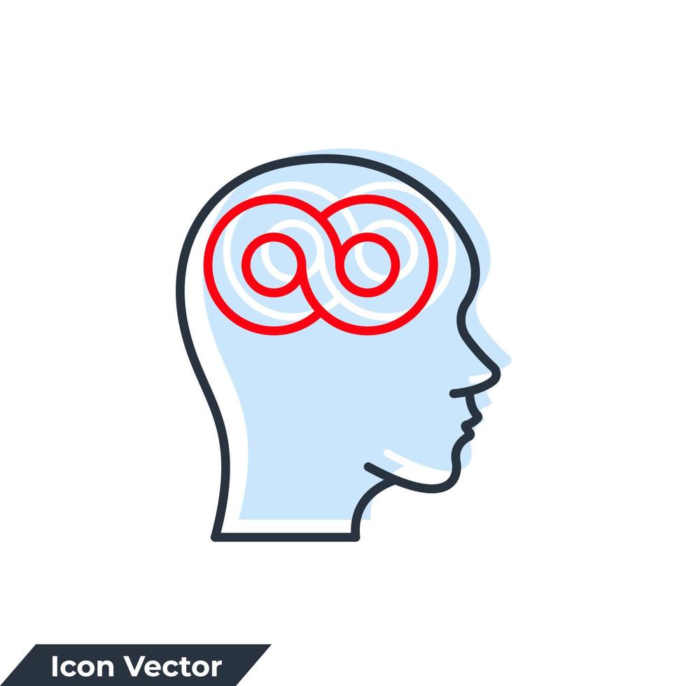 filosofi ikon logotyp vektorillustration. metafysik symbol mall för grafisk och webbdesign samling vektor