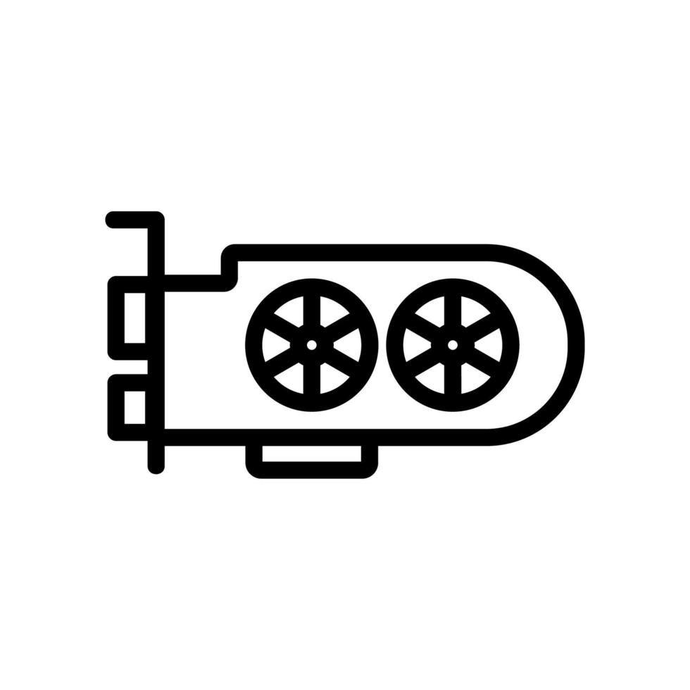 tuning computer symbol vektor umriss illustration