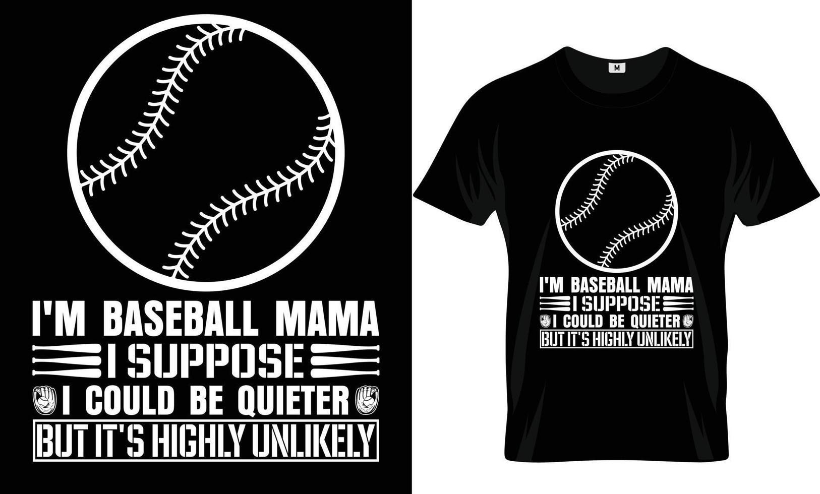 Baseball-T-Shirt-Design vektor