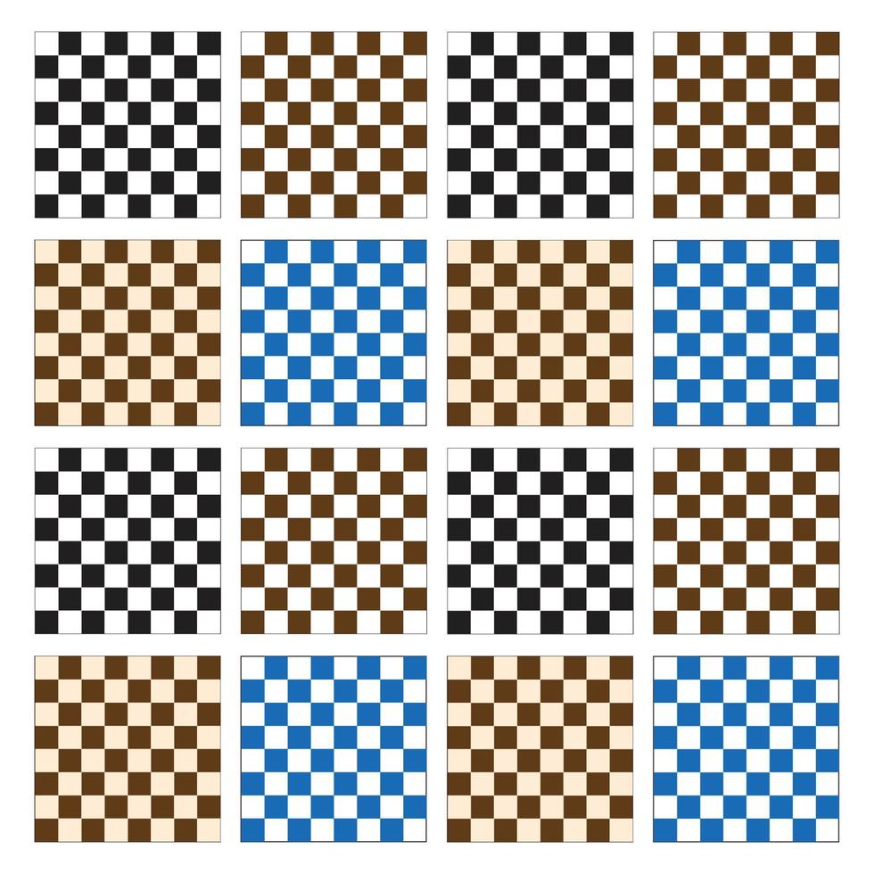 Schachbrettmuster mit beliebigen Farben vektor