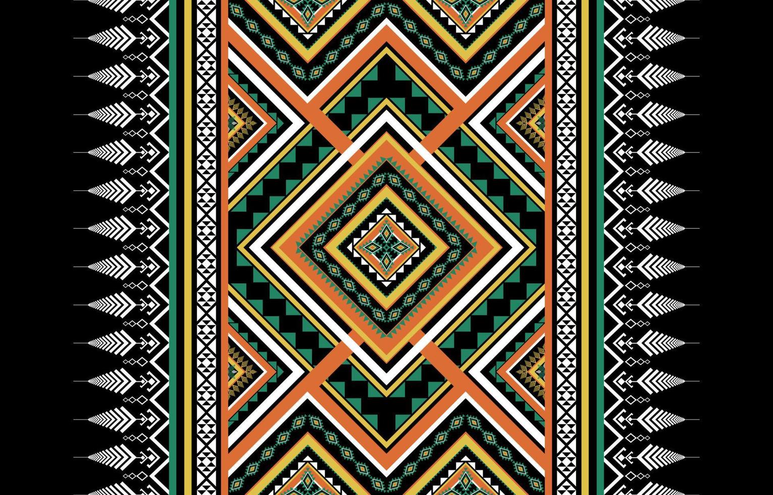 Stammes- traditionelles geometrisches ethnisches Muster. aztekischer Stil. Design für Hintergrund, Illustration, Tapete, Stoff, Textur, Batik, Teppich, Kleidung, Stickerei vektor
