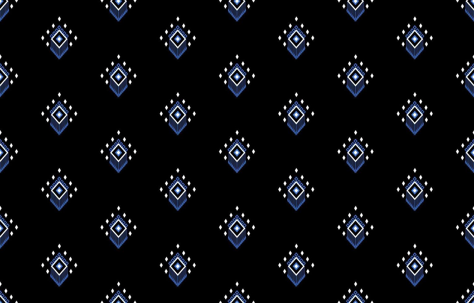 geometriska etniska sömlösa mönster traditionell design för bakgrund, illustration, tapeter, tyg, kläder, batik, matta, inslagning, broderi vektor