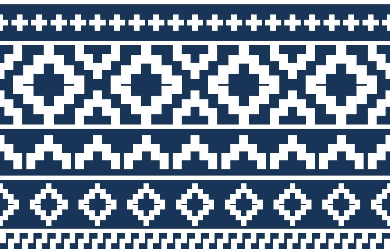 geometriska etniska sömlösa mönster. traditionell tribal stil. design för bakgrund, illustration, textur, tyg, tapeter, kläder, matta, sarong, batik, broderi vektor