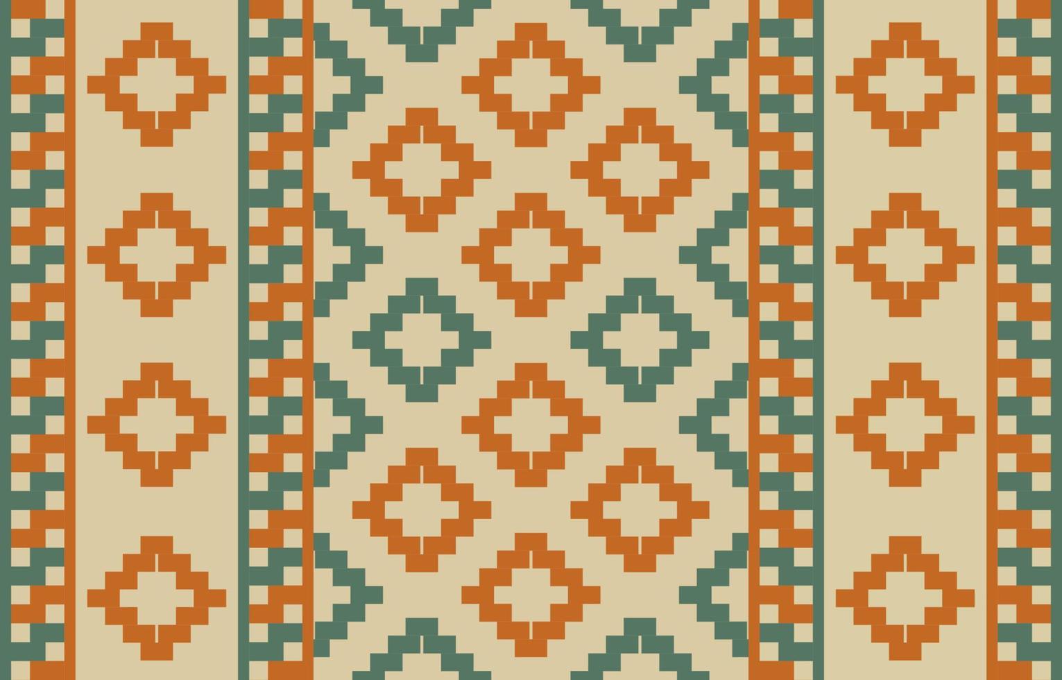 geometrisches ethnisches nahtloses Muster. traditioneller Stammesstil. design für hintergrund,illustration,textur,stoff,tapete,kleidung,teppich,sarong,batik,stickerei vektor