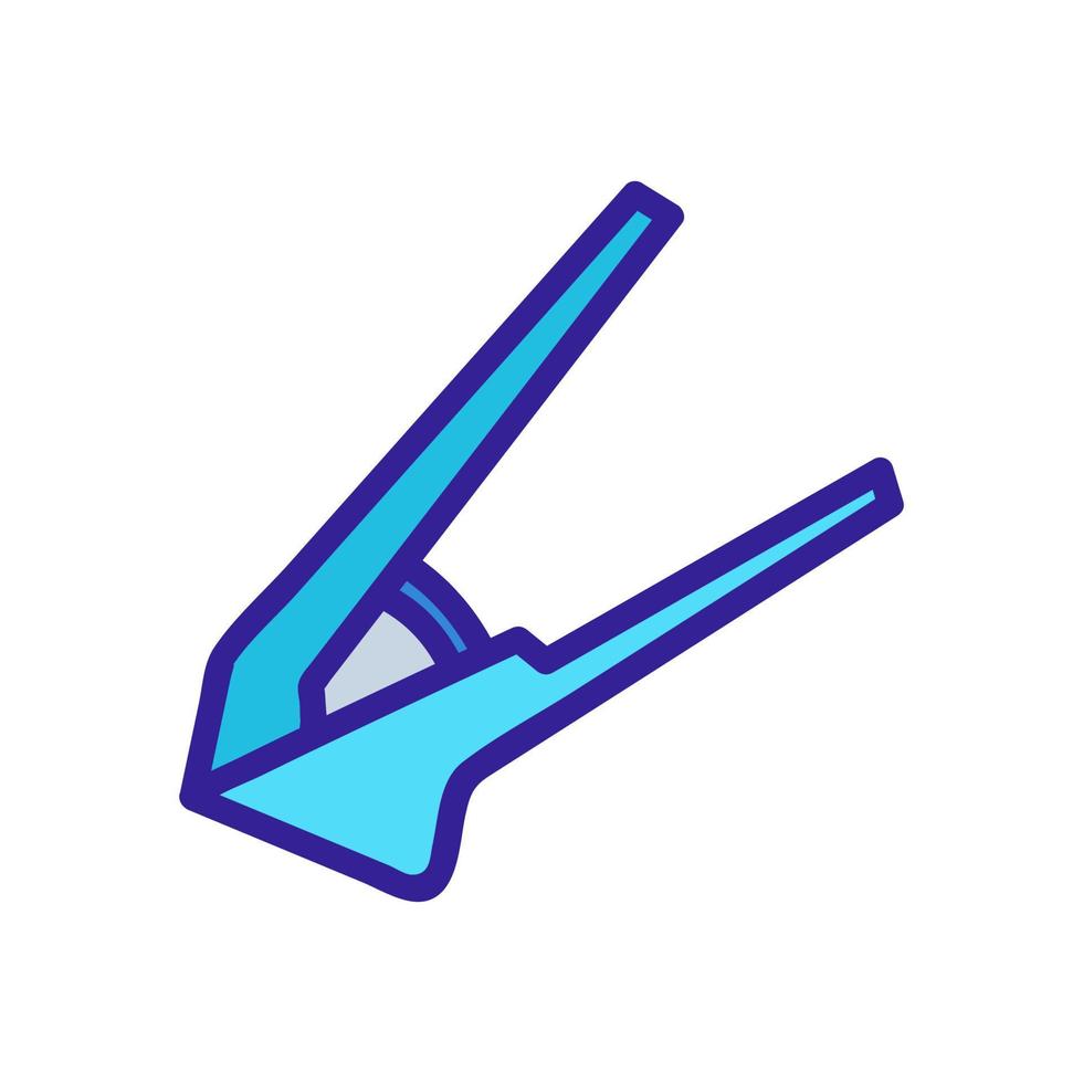 vitlök ikon vektor. isolerade kontur symbol illustration vektor