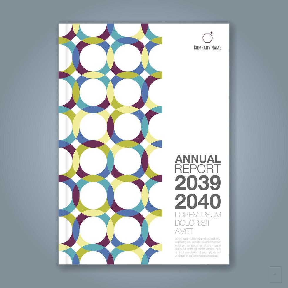 abstrakt minimal geometrisk cirkel bakgrund för företag årsrapport bokomslag broschyr flyer affisch vektor