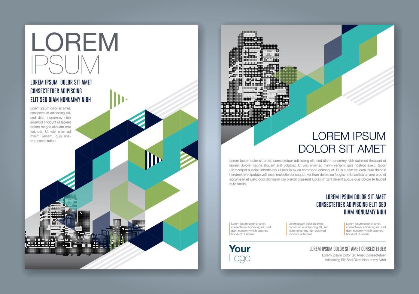 minimala geometriska former design bakgrund för företag årsredovisning bokomslag broschyr flyer affisch vektor