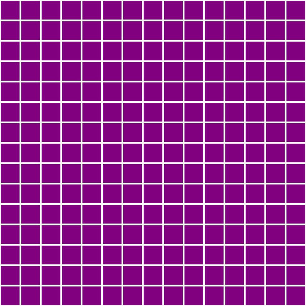 Nahtloses abstraktes Muster mit vielen geometrischen violetten Quadraten mit weißen Randlinienfeldern. Vektordesign. papier, stoff, stoff, technologie, kleid, druck, ernte, halloween, herbstkonzepte. vektor