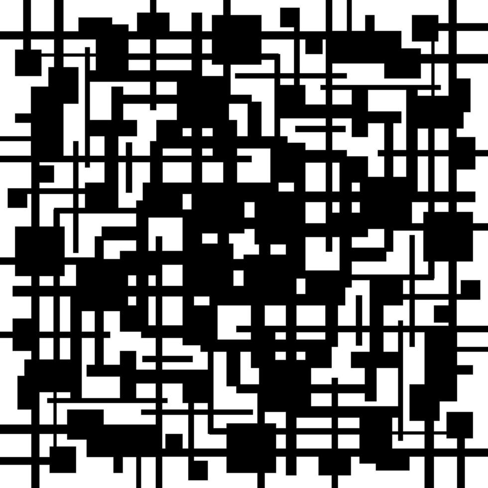 abstraktes schwarz-weißes geometrisches Muster vektor